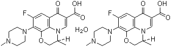 structure of CAS# 138199-71-0, Levofloxacin hydrate