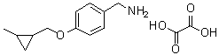 CAS 登录号：1383132-97-5, 4-[(2-甲基环丙基)甲氧基]苯甲胺草酸盐