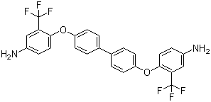 CAS # 138321-99-0, 4,4'-Bis(4-amino-2-trifluoromethylphenoxy)biphenyl