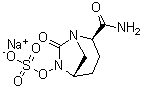 CAS 登录号：1383814-68-3, (2R,5S)-7-氧代-6-(磺基氧基)-1,6-二氮杂双环[3.2.1]辛烷-2-甲酰胺单钠盐