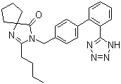 structure of CAS# 138402-11-6, 厄贝沙坦