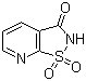 structure of CAS# 138417-40-0, Isothiazolo[5,4-b]pyridin-3(2H)-one 1,1-dioxide
