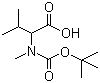 CAS # 13850-91-4, N-Boc-N-methyl-DL-valine, N-(tert-Butoxycarbonyl)-N-methyl-DL-valine