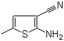 2-Amino-5-methylthiopene-3-carbonitrile molecular structure (CAS 138564-58-6)