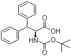 structure of CAS# 138662-63-2, Boc-L-3,3-二苯基丙氨酸