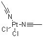 structure of CAS# 13869-38-0, 二(乙腈)氯化铂(II)