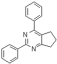 structure of CAS# 138722-71-1, 6,7-二氢-2,4-二苯基-5H-环戊二烯并嘧啶