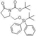 CAS 登录号：138871-58-6, (2S)-2-[[[(叔丁基)二苯基硅]氧基]甲基]-2,5-二氢-5-氧代-1H-吡咯-1-羧酸叔丁酯