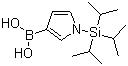 structure of CAS# 138900-55-7, 1-(三异丙基硅烷基)吡咯-3-硼酸