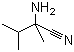 structure of CAS# 13893-53-3, 2-Amino-2,3-dimethylbutyronitrile