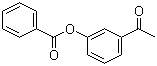 CAS 登录号：139-28-6, 间苯甲酰氧基苯乙酮, 3-乙酰苯基苯甲酸酯