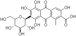 structure of CAS# 1390-65-4, 胭脂虫红