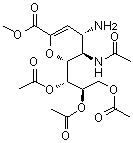 structure of CAS# 139110-70-6, Zanamivir amine triacetate methyl ester
