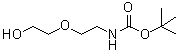 structure of CAS# 139115-91-6, [2-(2-羟基-乙氧基)-乙基]-氨基甲酸叔丁酯