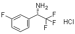 structure of CAS# 1391436-37-5, (alphaS)-3-氟-alpha-(三氟甲基)苯甲胺盐酸盐