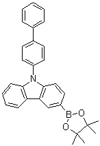 structure of CAS# 1391729-66-0, 9-[1,1'-Biphenyl]-4-yl-3-(4,4,5,5-tetramethyl-1,3,2-dioxaborolan-2-yl)-9H-carbazole