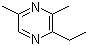 structure of CAS# 13925-07-0, 2-乙基-3,5-二甲基吡嗪