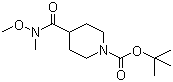 CAS # 139290-70-3, 1-Boc-4-[methoxy(methyl)carbamoyl]piperidine, tert-Butyl 4-[methoxy(methyl)carbamoyl]piperidine-1-carboxylate