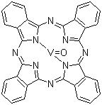 structure of CAS# 13930-88-6, Oxyvanadium phthalocyanine