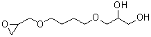 structure of CAS# 139471-23-1, 3-[4-(2-Oxiranylmethoxy)butoxy]-1,2-propanediol