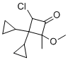 CAS # 139537-58-9, 4-Chloro-3,3-dicyclopropyl-2-methoxy-2-methyl-cyclobutanone