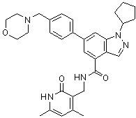 structure of CAS# 1396772-26-1, EPZ 005687