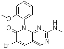 CAS 登录号：1398511-43-7, 6-溴-8-(2-甲氧基苯基)-2-(甲基氨基)-吡啶并[2,3-d]嘧啶-7(8H)-酮