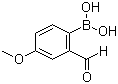 structure of CAS# 139962-95-1, 4-甲氧基-2-甲酰基苯硼酸