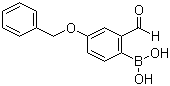structure of CAS# 139962-97-3, 4-苄氧基-2-醛基苯硼酸