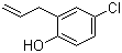 CAS # 13997-73-4, 2-Allyl-4-chlorophenol, 4-Chloro-2-(2-propenyl)phenol