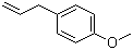 structure of CAS# 140-67-0, 4-Allylanisole