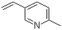2-Methyl-5-vinylpyridine molecular structure (CAS 140-76-1)