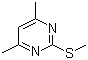structure of CAS# 14001-64-0, 2-甲硫基-4,6-二甲基嘧啶