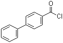 structure of CAS# 14002-51-8, 4-Biphenylcarbonyl chloride