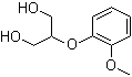structure of CAS# 14007-09-1, 2-(2-Methoxyphenoxy)-1,3-propanediol