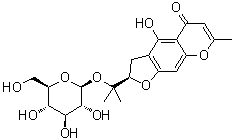 structure of CAS# 1401799-34-5, Monnieriside G