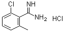 structure of CAS# 1402672-54-1, 2-氯-6-甲基苯甲脒盐酸盐