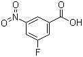 3-氟-5-硝基苯甲酸分子结构 (CAS 14027-75-9)