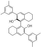 structure of CAS# 1402852-05-4, (1S)-3,3'-二(3,5-二甲基苯基)-5,5',6,6',7,7',8,8'-八氢-[1,1'-联萘]-2,2'-二醇