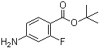 structure of CAS# 140373-77-9, 4-氨基-2-氟苯甲酸叔丁酯