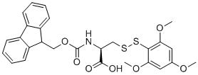 structure of CAS# 1403834-74-1, 芴甲酰基-半胱氨酰(STmp)-OH