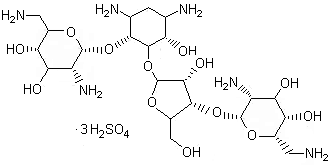 structure of CAS# 1405-10-3, Neomycin sulfate