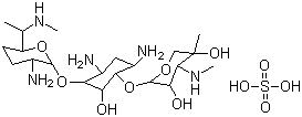 structure of CAS# 1405-41-0, Gentamycin sulfate