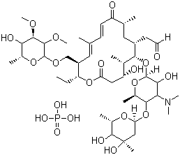 structure of CAS# 1405-53-4, 磷酸泰乐菌素