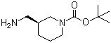 CAS # 140645-24-5, (S)-N-Boc-3-aminomethylpiperidine, (S)-3-Aminomethyl-1-Boc-piperidine, (S)-N-Boc-piperidine-3-methylamine