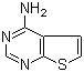 structure of CAS# 14080-56-9, 噻吩并[2,3-d]嘧啶-4-胺