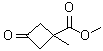 CAS # 1408075-88-6, 1-Methyl-3-oxocyclobutanecarboxylic acid methyl ester, Methyl 1-methyl-3-oxocyclobutanecarboxylate