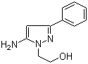 structure of CAS# 14085-42-8, 2-(5-氨基-3-苯基-1H-吡唑-1-基)乙醇