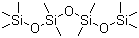 structure of CAS# 141-62-8, Decamethyltetrasiloxane