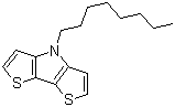 structure of CAS# 141029-75-6, N-辛基二噻吩并(3,2-b:2',3'-d)吡咯